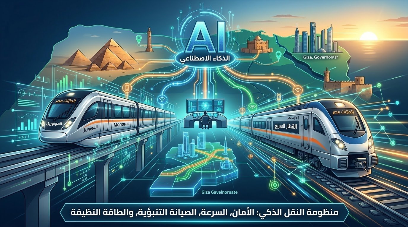 القطار السريع والمونوريل.. كيف يدير الذكاء الاصطناعي النقل الذكي في مصر؟